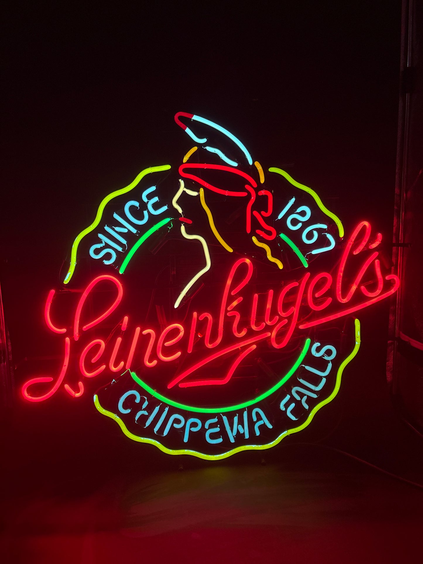 S and Underscore for Large Leinenkugel's Maiden Cap Replacement Tube - Neon Sign Part