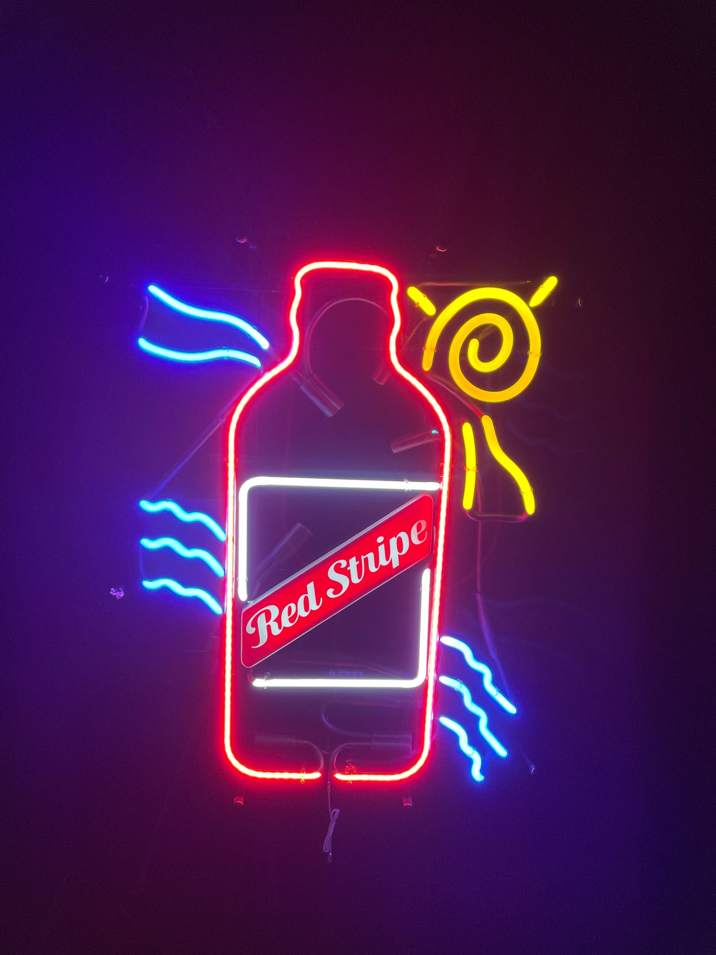 Left Emphasis unit for Red Stripe Replacement Tube - Neon Sign Part
