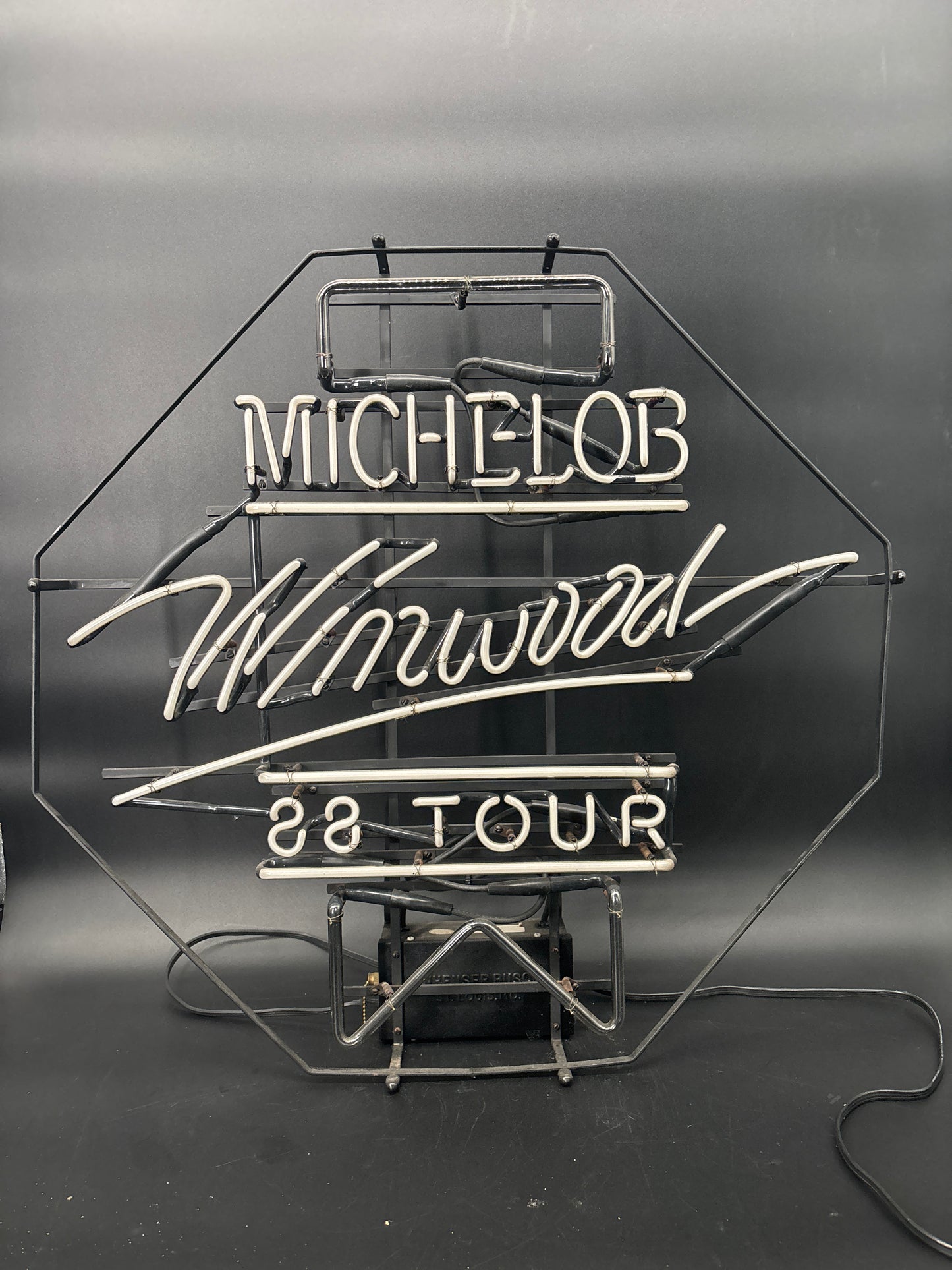 1988 Steve Winwood Michelob Tour Neon Sign