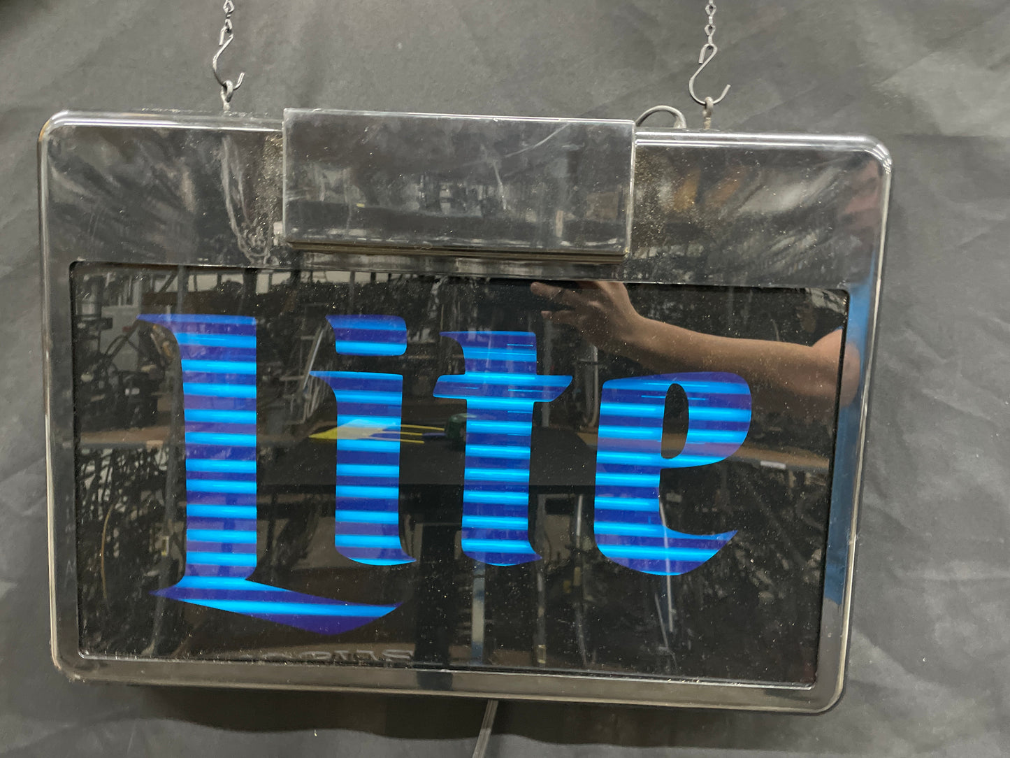 Two-Sided Hanging Miller Lite Neon Sign (Suring)