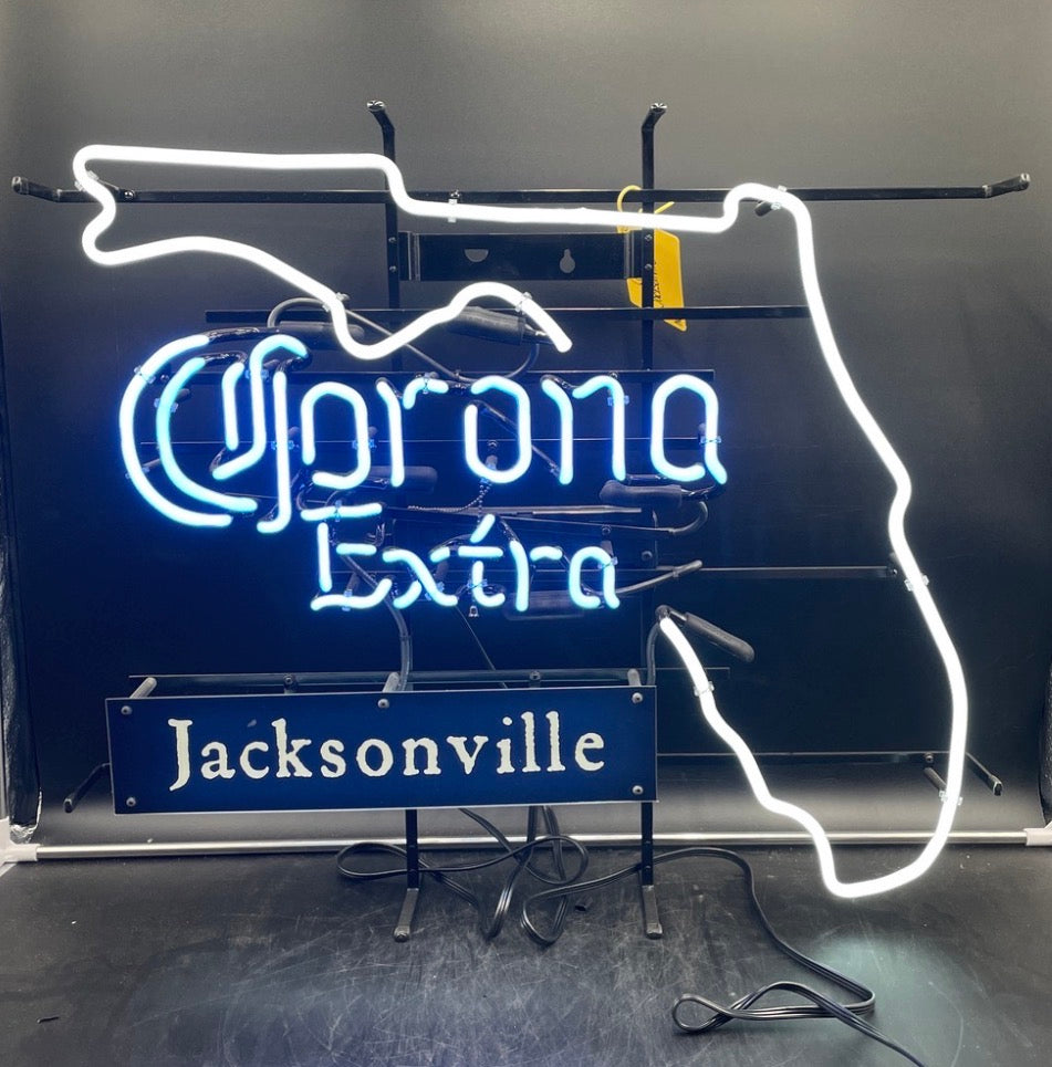 Delray Beach Florida for Corona Neon Sign Plastic Replacement Panel