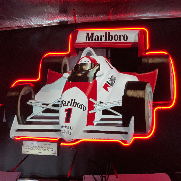 Bottom Right Border unit for Marlboro Indy Car Replacement Tube - Neon Sign Part