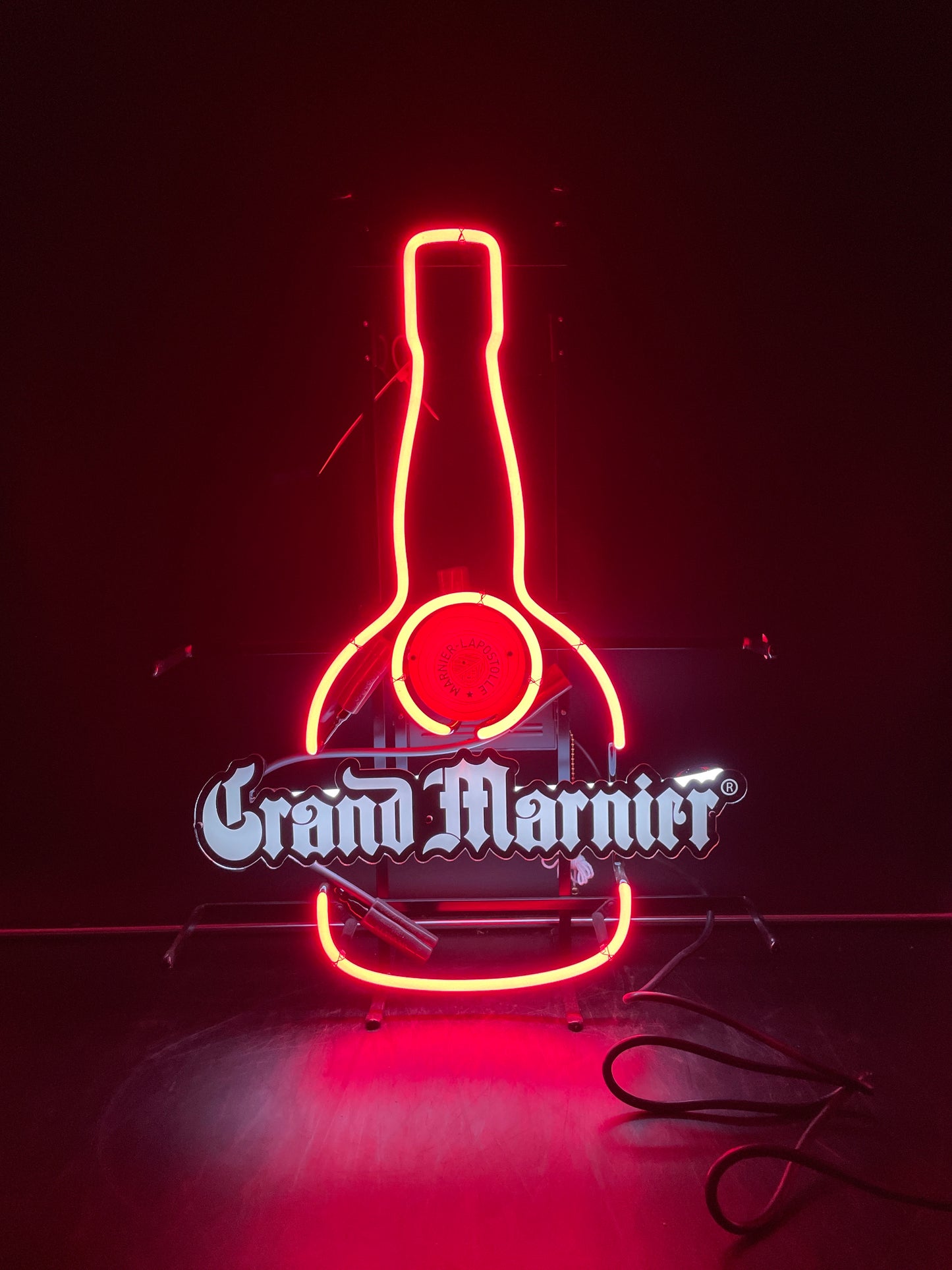 Grand Marnier Neon Sign Plastic Replacement Panel