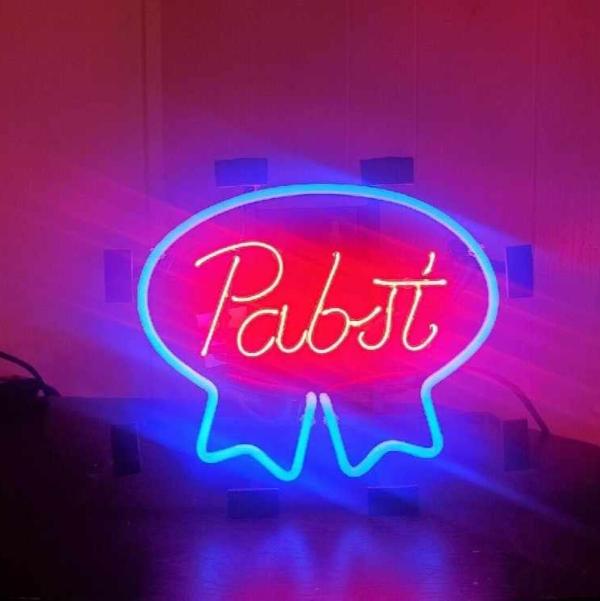 Small Pabst Ribbon Border Neon Sign Replacement Tube