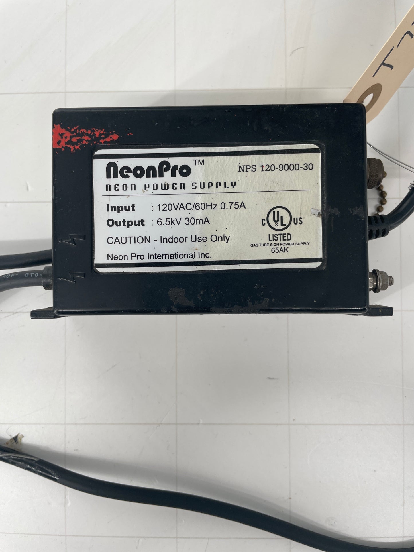 Neon Pro Electronic Neon Sign Replacement Transformer – 6.5Kv