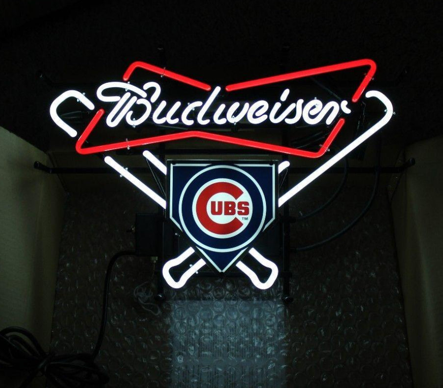 Budweiser Script Word unit for Budweiser Cubs / Teams Baseball Replacement Tube - Neon Sign Part