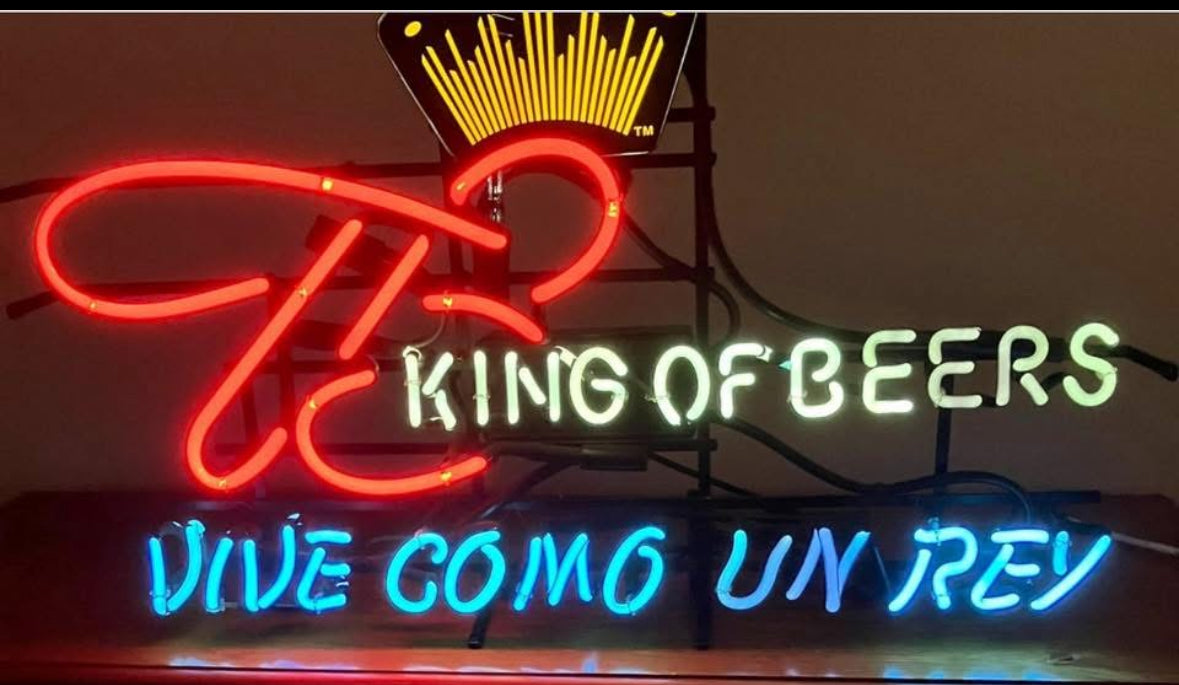 VIVE COMO Single Stroke Word unit for Budweiser Live Like a King Replacement Tube - Neon Sign Part