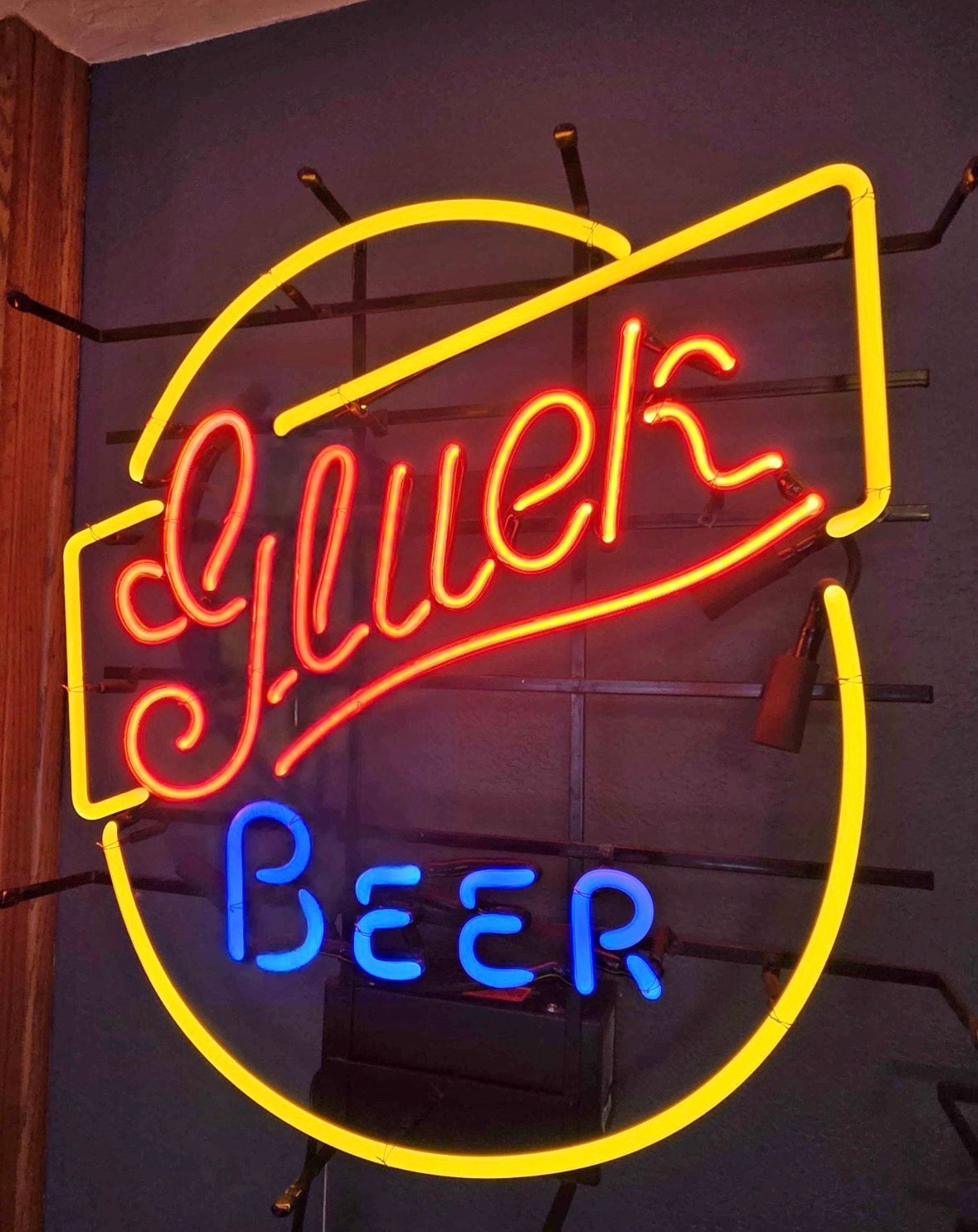 Gluek Single Stroke Word unit for Gluek Brewing Company Replacement Tube - Neon Sign Part