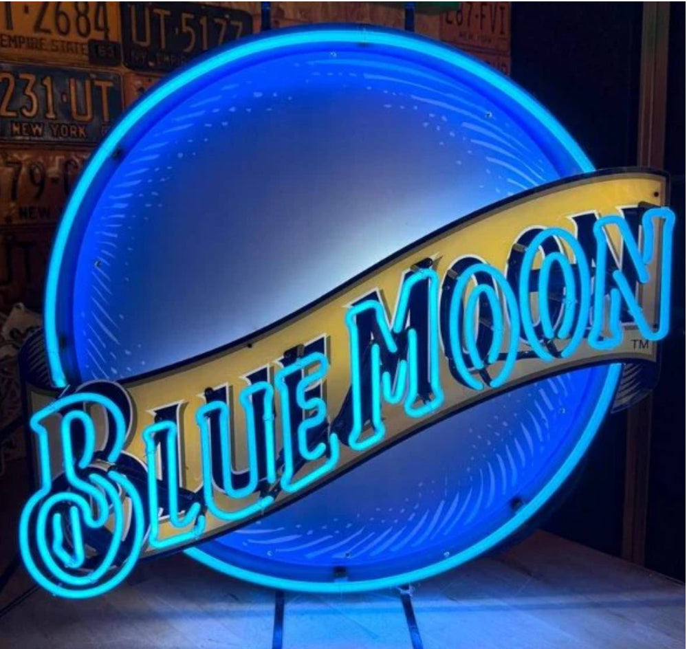 Lower border unit for large Blue Moon double stroke Neon Sign Replacement Tube