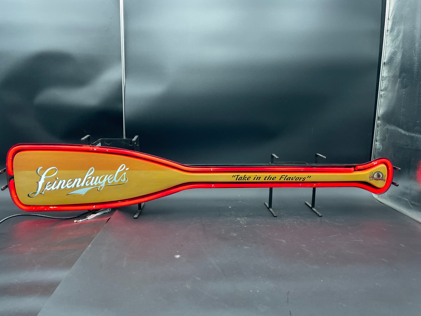 Leinenkugel's Padal Take in the Flavors Neon Sign Wooden Replacement Panel