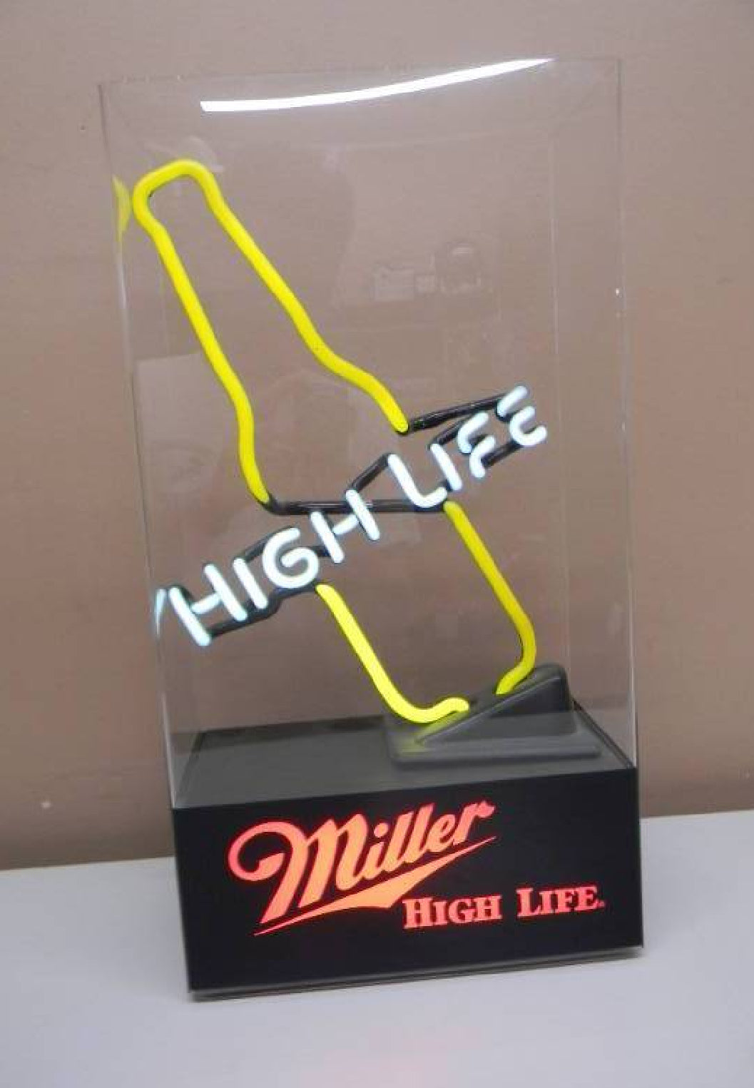HIGH LIFE Single Stroke Word unit with Bottle for encased Miller High Life Replacement Tube - Neon Sign Part