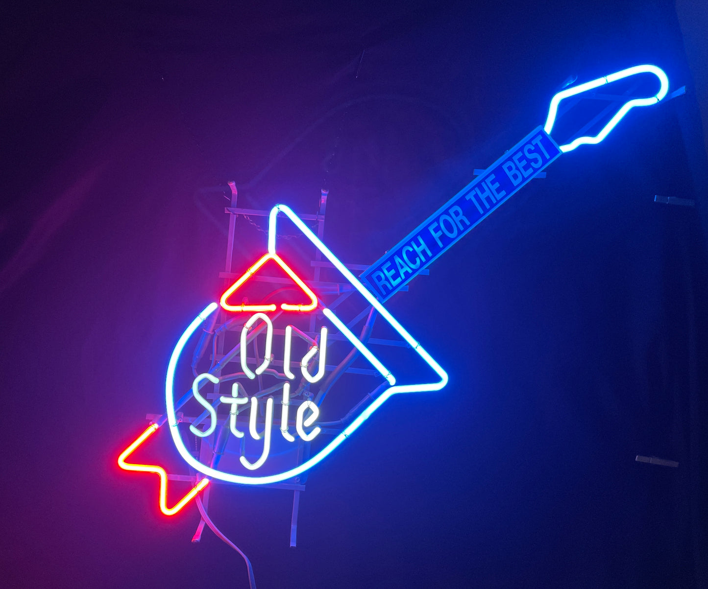 Guitar Neck for Old Style Guitar Replacement Tube - Neon Sign Part New