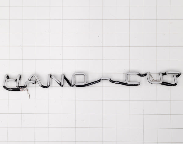 HAND - CUT Single Stroke Word Unit for Budweiser and Hand Cut Steaks Replacement Tube - Neon Sign Part