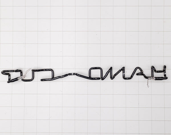 HAND - CUT Single Stroke Word Unit for Budweiser and Hand Cut Steaks Replacement Tube - Neon Sign Part