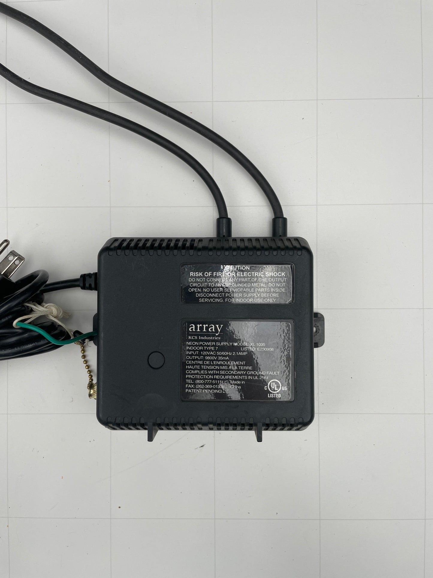 Arrray Electronic Neon Sign Replacement Transformer – 9Kv