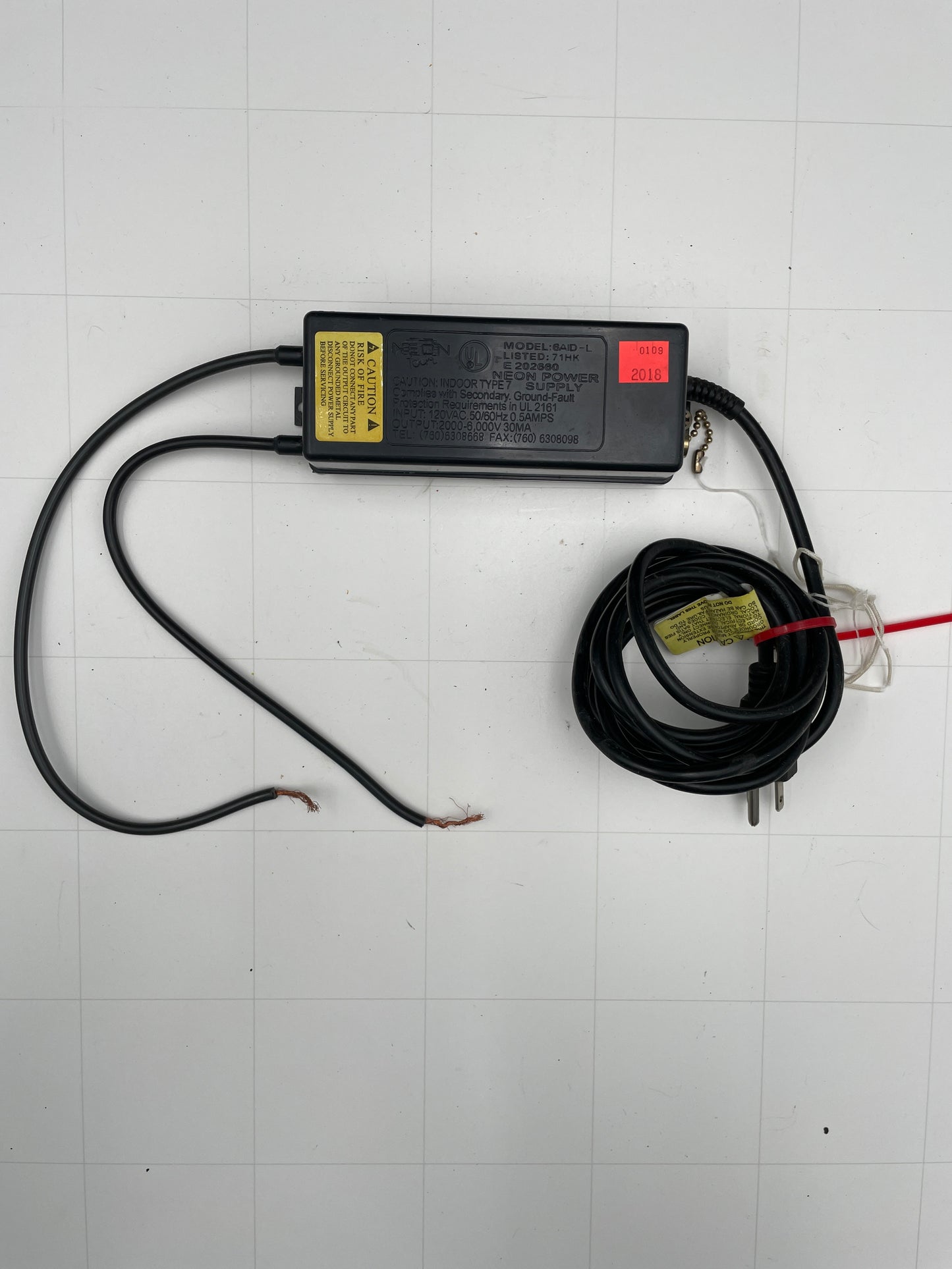 Neon Power Supply Electronic Neon Sign Replacement Transformer – 6Kv