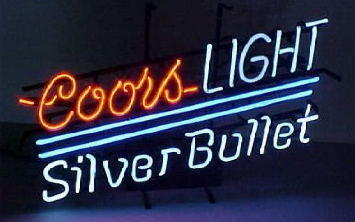 Silver Bullet for Coors Neon Sign Replacement Tube New