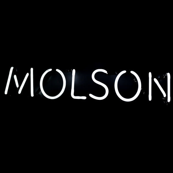 MOLSON single stroke word unit Neon Sign Replacement Tube