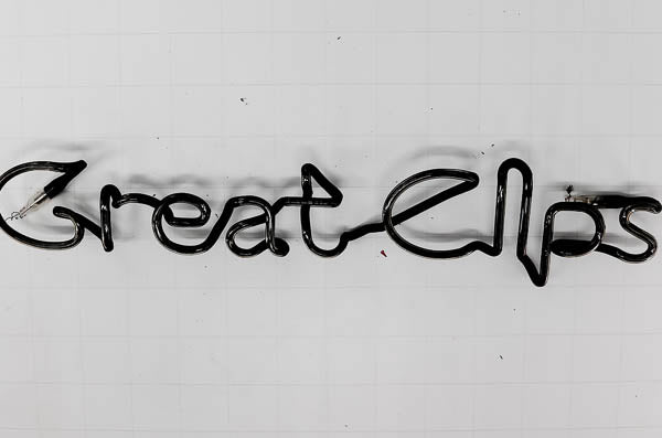 Great Clips Single Stroke Word unit for Great Clips Great Hair Replacement Tube - Neon Sign Part