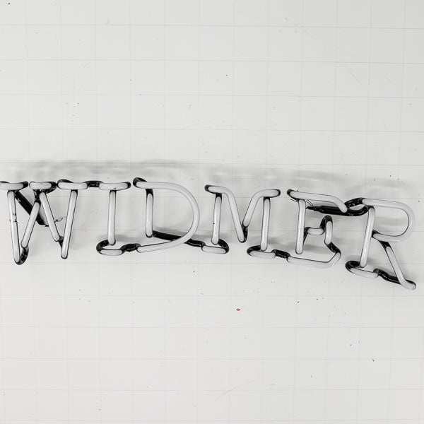 WIDMER Single Stroke Word unit with Serifs Replacement Tube - Neon Sign Part