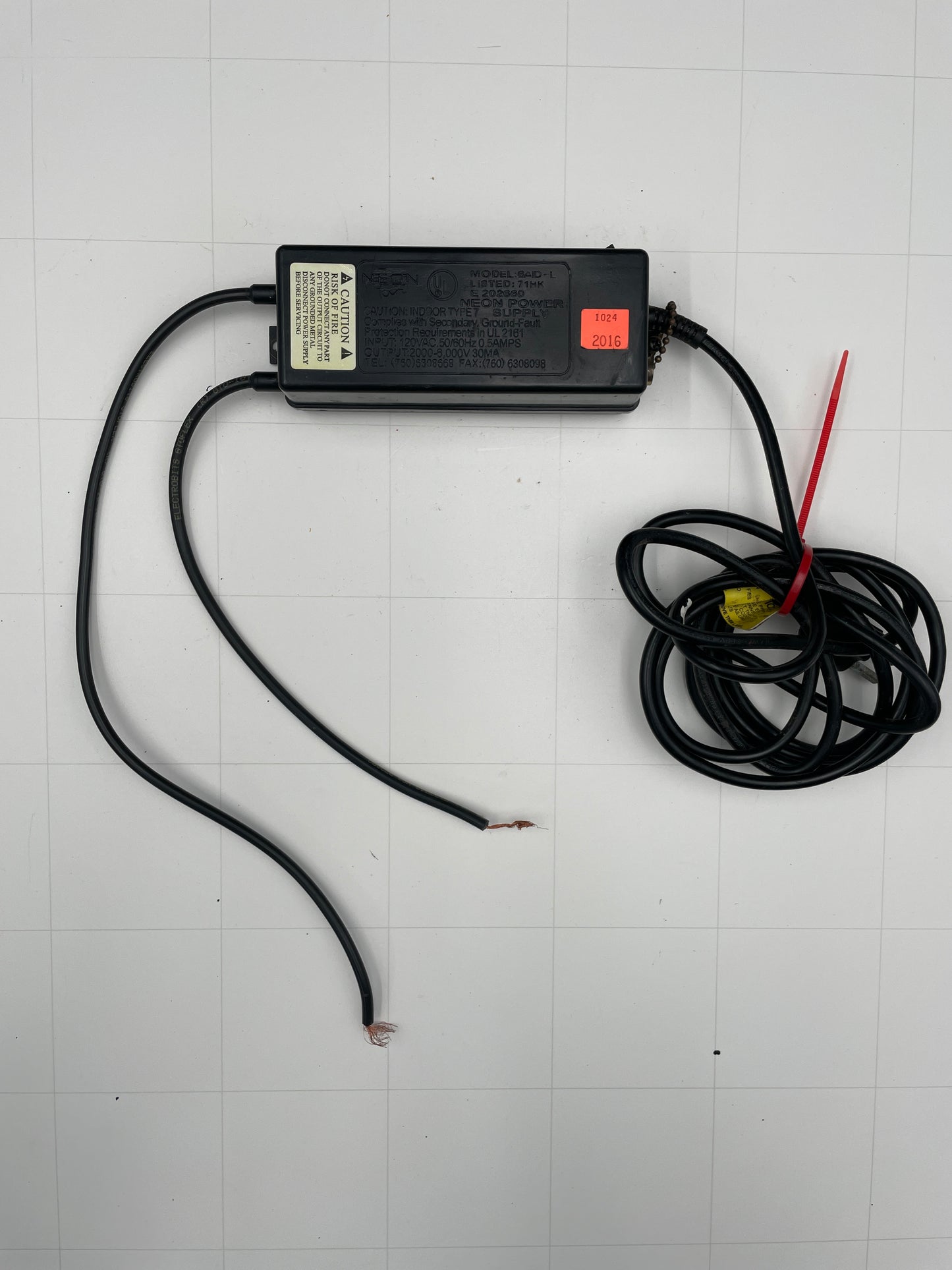 Neon Tech Electronic Neon Sign Replacement Transformer – 6Kv