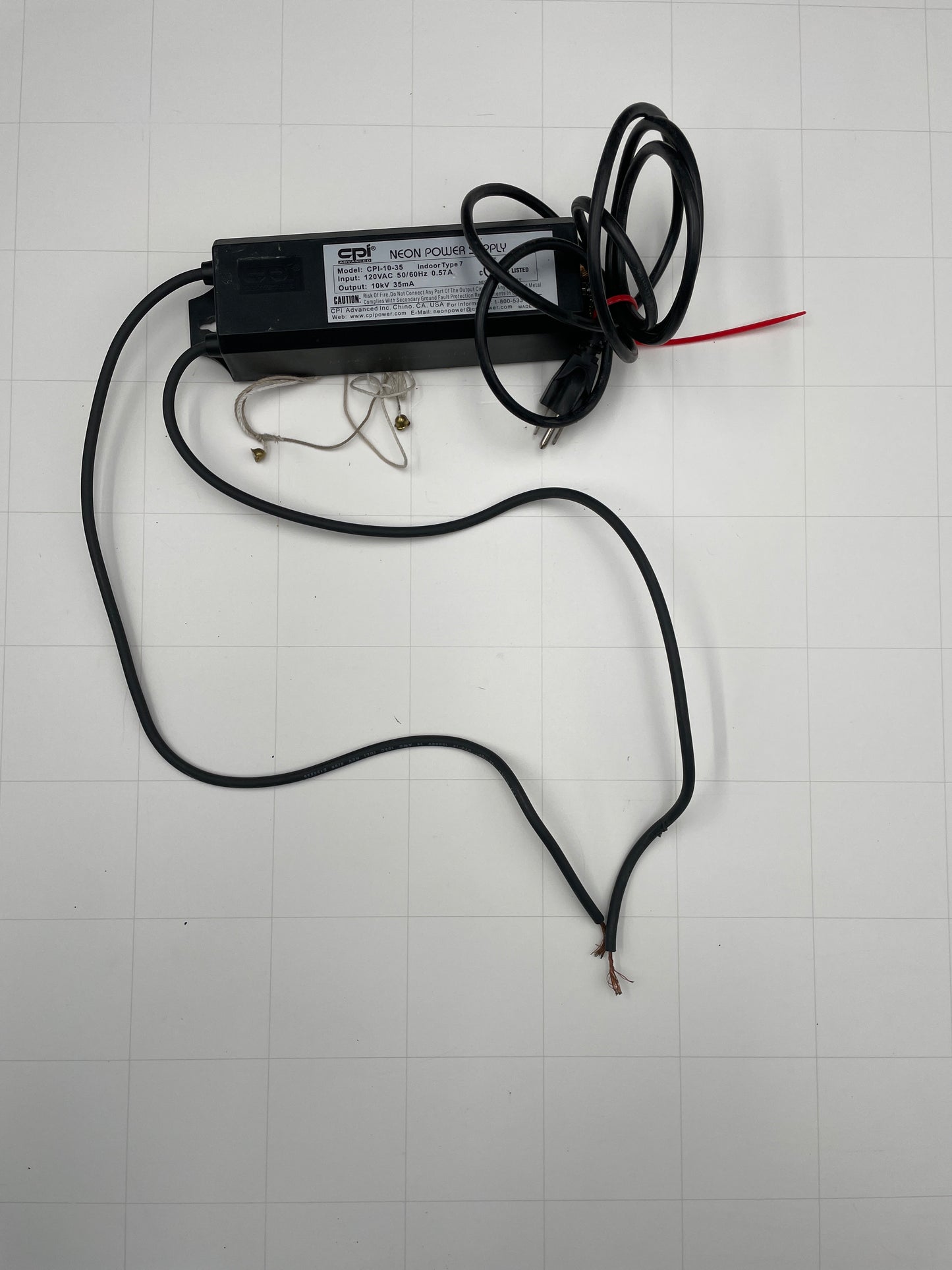CPI Neon Power Supply Electronic Neon Sign Replacement Transformer – 10Kv