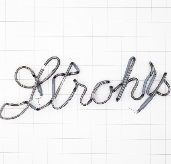 Stroh’s Script Neon Sign Replacement Tube Used