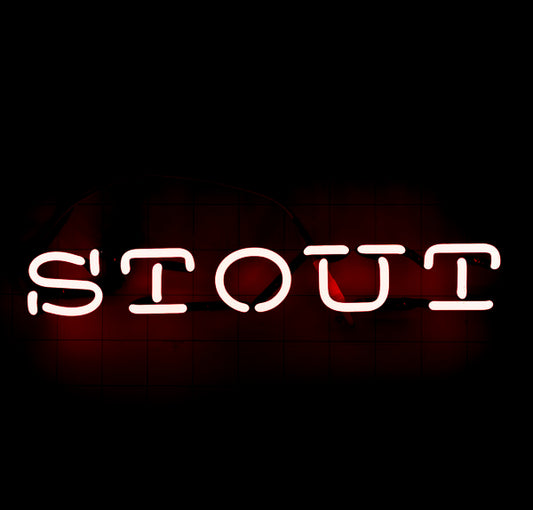 STOUT for Bare Knuckle Neon Sign Replacement Tube Used