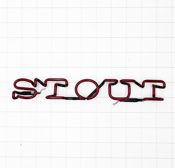 STOUT for Bare Knuckle Neon Sign Replacement Tube Used