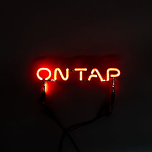 On Tap Single Stroke Word Unit Replacement Tube - Neon Sign Part Used