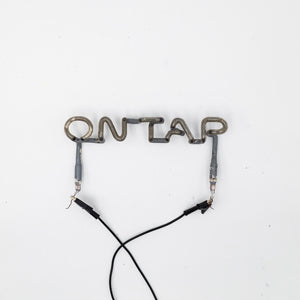 On Tap Single Stroke Word Unit Replacement Tube - Neon Sign Part Used