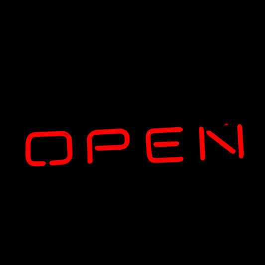 Open Replacement Tube - Neon Sign Part Used