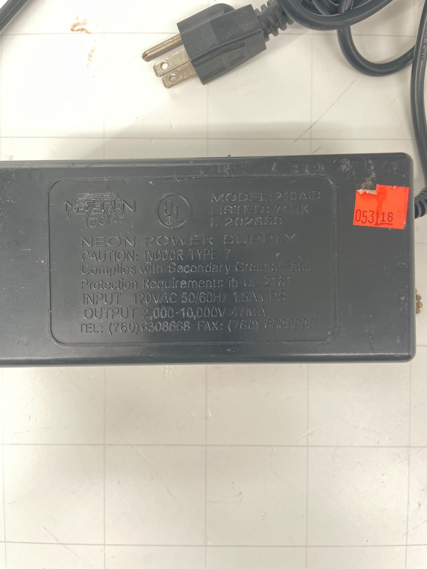 Neon Tech Electronic Neon Sign Replacement Transformer – 10Kv