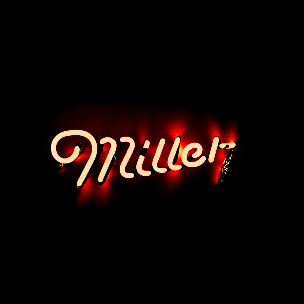 Red Miller. Sign Miller Red Script Word Unit Replacement Tube - Neon Sign Part ...