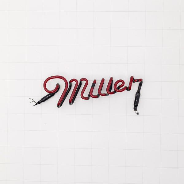 Miller Red Script Word Unit Replacement Tube - Neon Sign Part ...