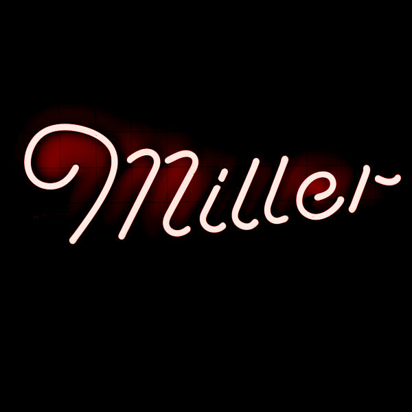 Miller Red Script Neon Sign Replacement Tube