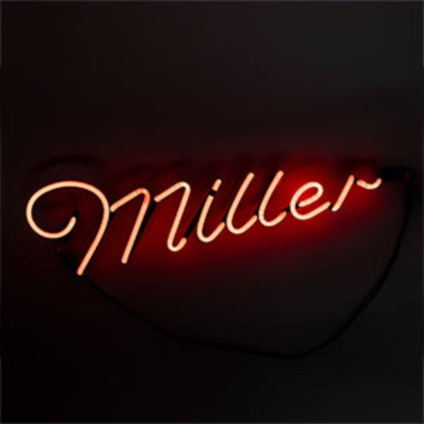 Miller Red Script Neon Sign Replacement Tube