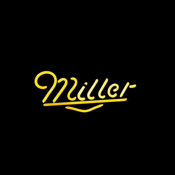 Miller Script Word Unit Replacement Tube - Neon Sign Part Used