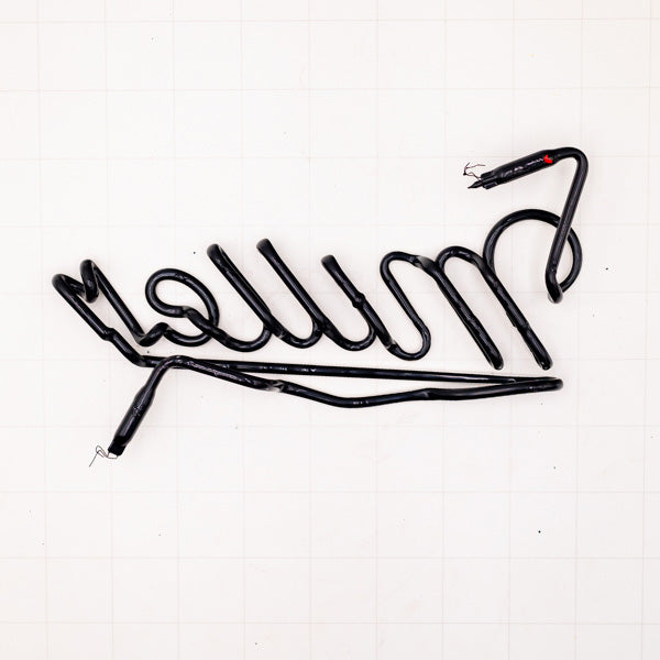 Miller Single Stroke Word Unit Replacement Tube Small Vintage Soft cross - Neon Sign Part