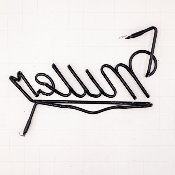 Miller Single Stroke Word Unit Replacement Tube Large Vintage Soft Cross - Neon Sign Part