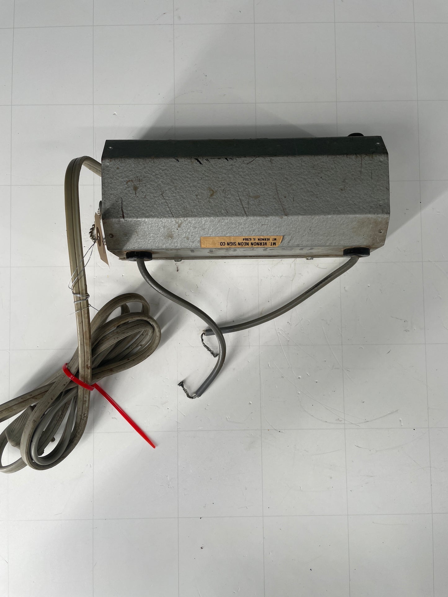 Franceformer Gray Vintage Core & Coil Neon Sign Replacement Transformer – 6Kv
