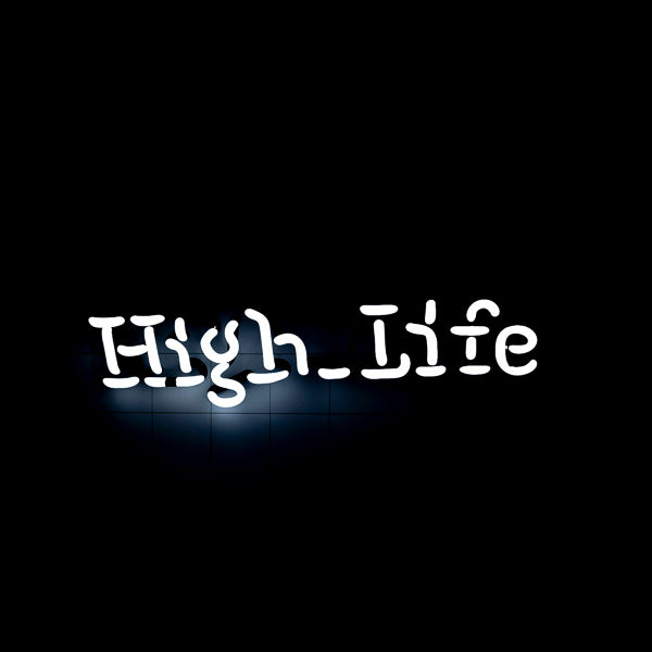 Miller " high life " Serif Font Neon Sign Replacement Tube