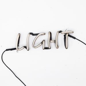 Light Single Stroke Word Unit Replacement Tube - Neon Sign Part Used