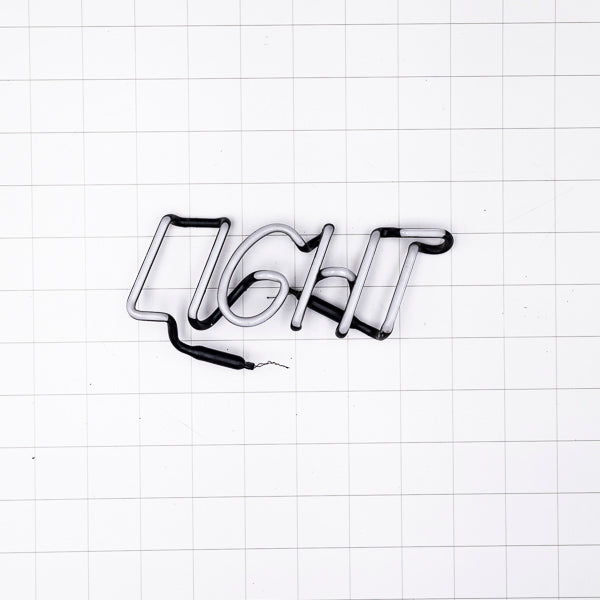 LIGHT slanted single stroke word unit for Coors Silver Bullet Replacement Tube - Neon Sign Part Used