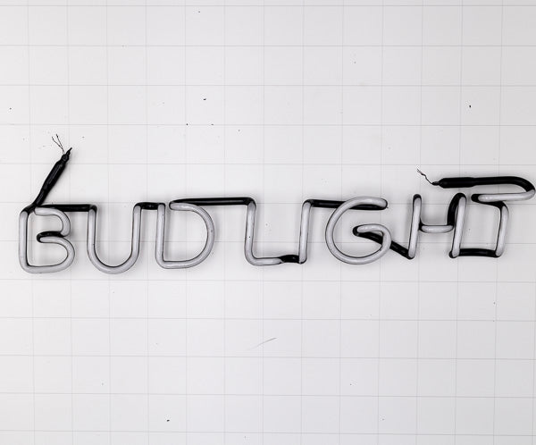 BUD LIGHT Single Stroke Word Unit for George Straight Neon Sign Replacement Tube