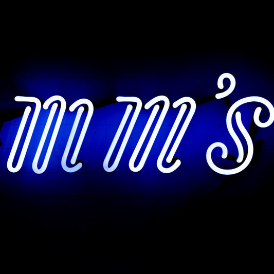 mm's for Hamm's Goblet Blue Neon Sign Replacement