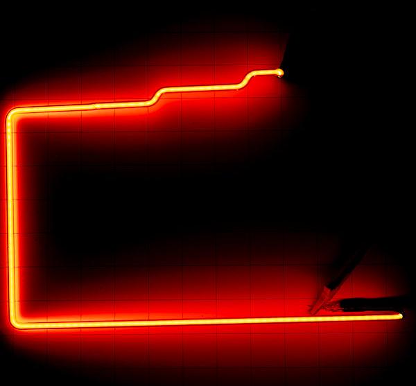 Left side Budweiser border for Great American Lager Neon Sign Replacement Tube