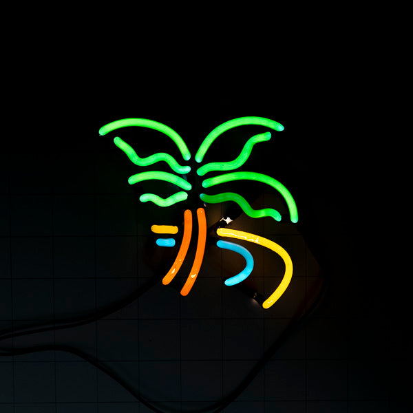 Corona Palm Tree with Swoosh Neon Sign Replacement Tube