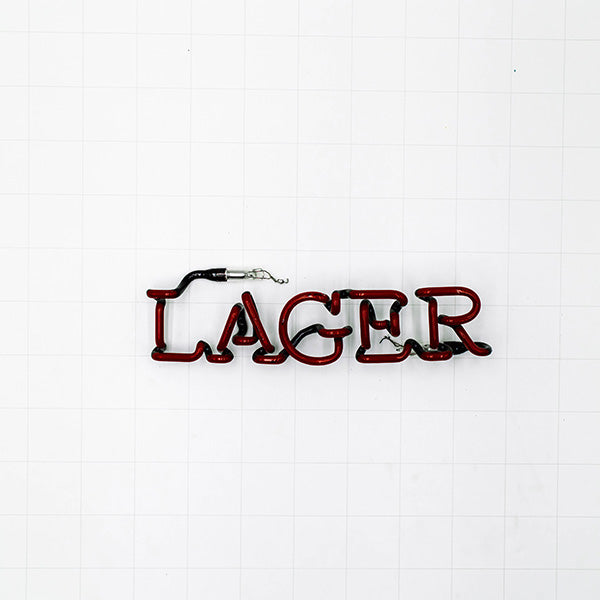 LAGER Single Stroke Word Unit Replacement Tube - Neon Sign Part Used