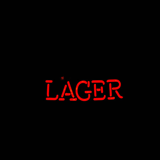LAGER Single Stroke Word Unit Replacement Tube - Neon Sign Part Used
